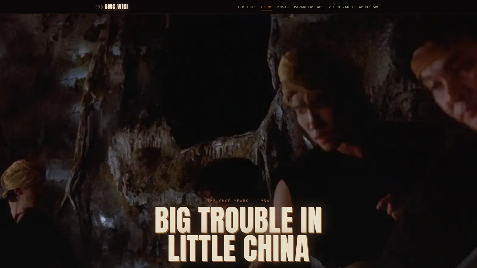 SMG Wiki: Big Trouble in Little China